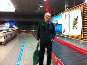 waiting at the baggage Helsinki