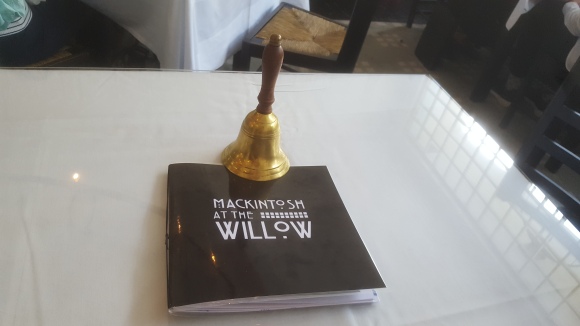 Mackintosh at the Willow menu